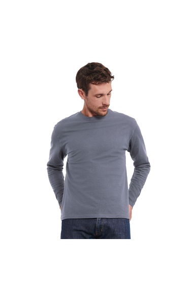 Russell Mens Classic Long-Sleeved T-Shirt - Convoy Grey