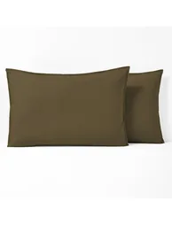 غطاء وسادة قطن أخضر - 2