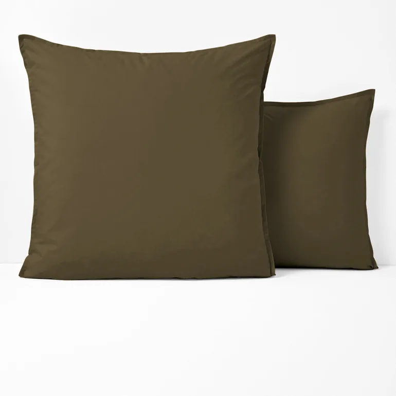 غطاء وسادة قطن أخضر