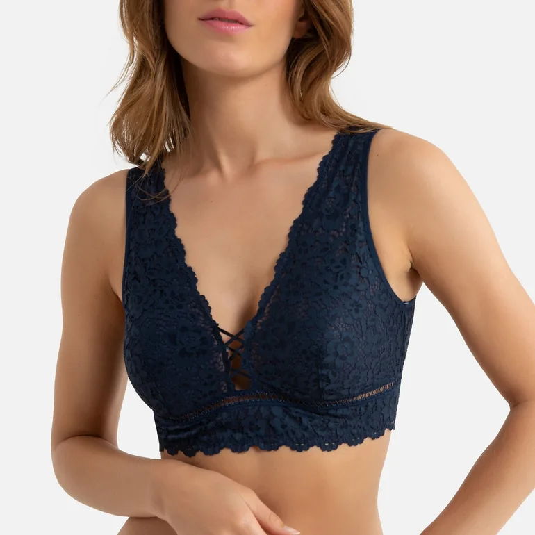Lace Non-Underwired Triangle Bralette