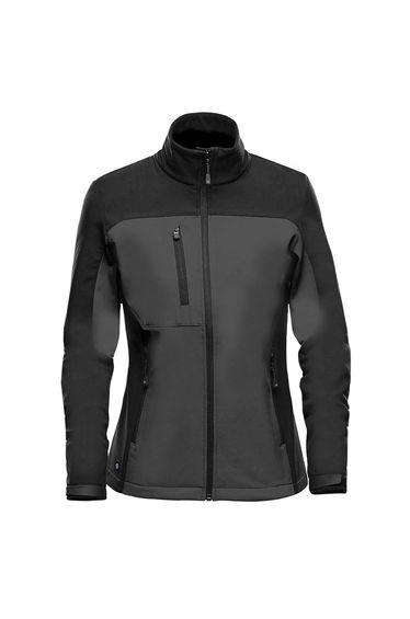 Stormtech Womens/Ladies Cascades Soft Shell Jacket - Dolphin/Black