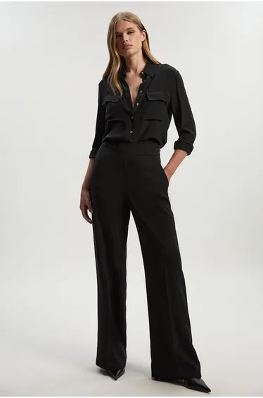 Archive Collection- Satin Tailored Kickflare Trouser