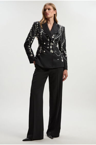 Archive Collection- Satin Tailored Kickflare Trouser