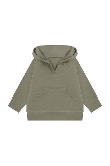 Larkwood Childrens/Kids Sustainable Hoodie - Khaki Green