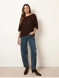 Sequin Feather Jumper