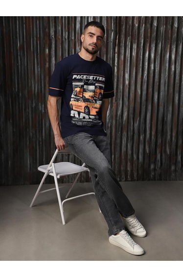 Regular Fit Short Sleeves Printed T-shirt