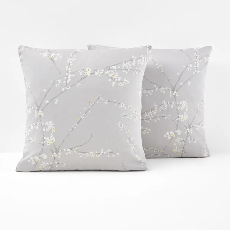 NATSUMI Floral Print Cotton-Satin Pillowcase - 1