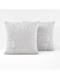 NATSUMI Floral Print Cotton-Satin Pillowcase - 1