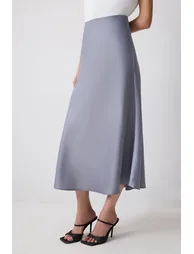 BASIC SATIN SKIRT - 1