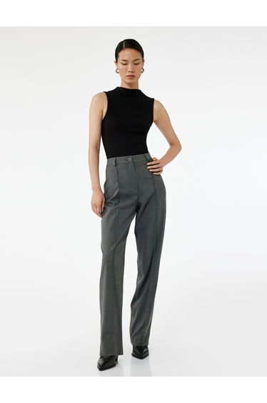 Ribbed Suit Pants