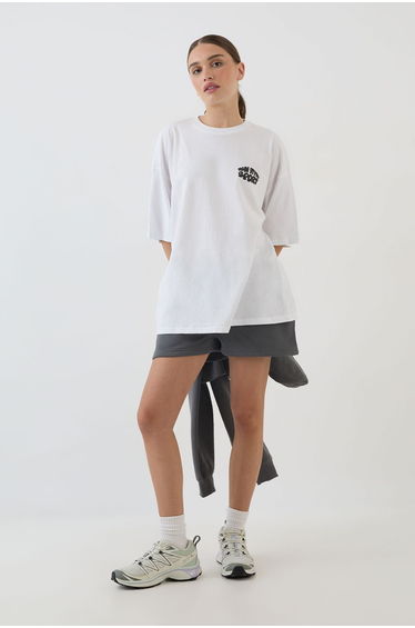 DSGN Studio Sport Bubble Print Oversized T-shirt - white