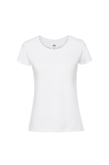 Fruit of the Loom Womens/Ladies Premium Ringspun Cotton T-Shirt - White