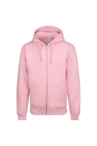 Awdis Unisex Adult Full Zip Hoodie - Baby Pink