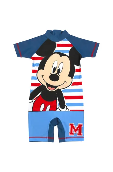 Disney Boys Sunsafe Mickey Mouse One Piece Swimsuit