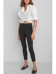 Cotton Mid-Rise Leggings