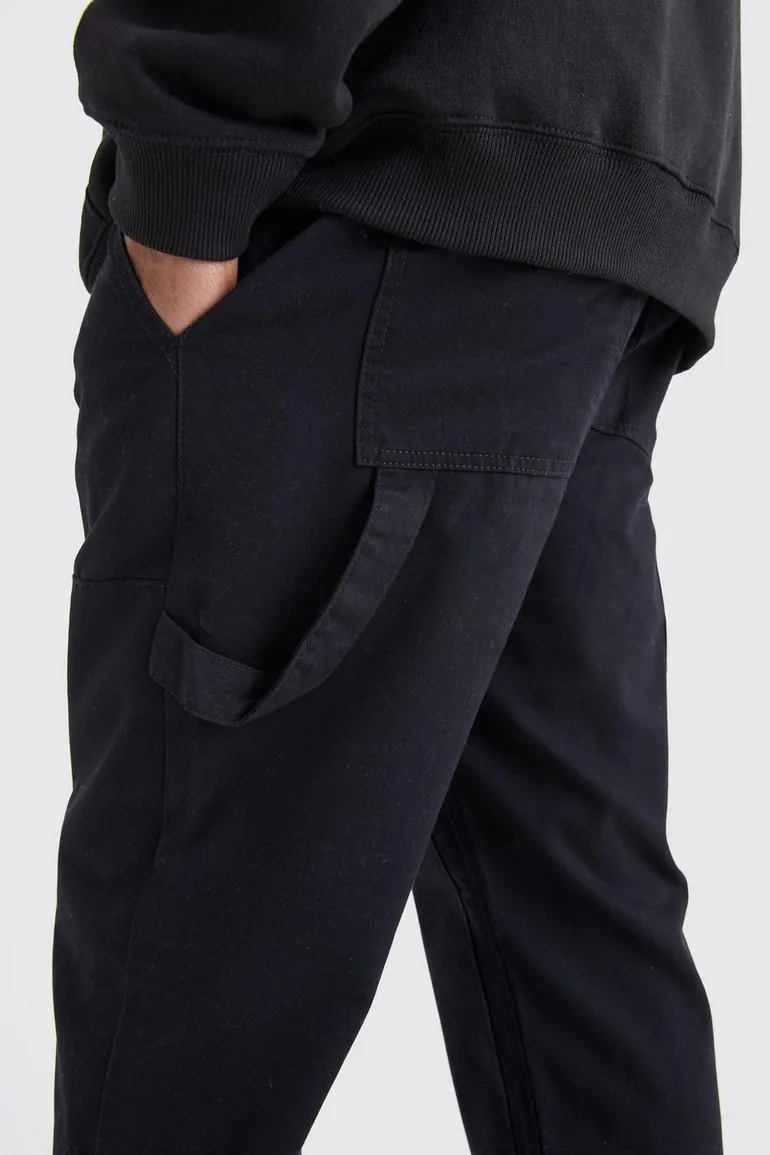 Fixed Waist Carpenter Trousers - 2