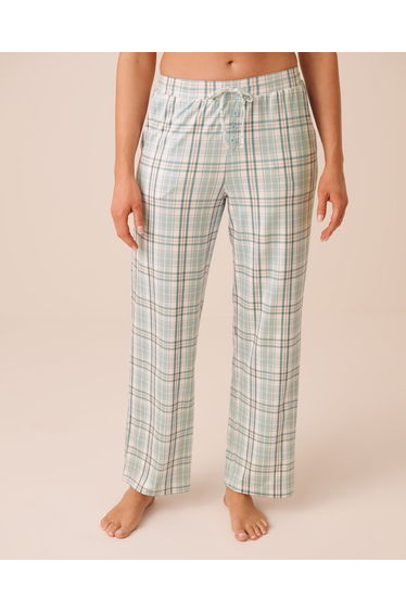 Blue Plaid Super Soft Pajama Pants