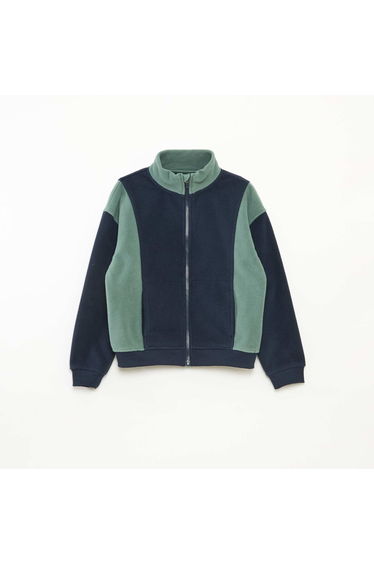 Loose Fleece Sweatshirt BLUE