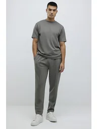 Khaki Slim Fit Joggers