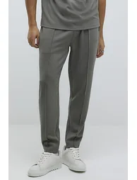 Khaki Slim Fit Joggers - 1