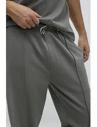 Khaki Slim Fit Joggers - 3