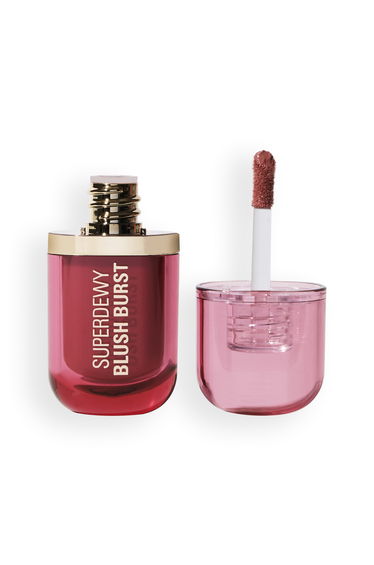 Revolution Superdewy Blush Plump Serum Liquid Blush Rose All Day Dusty Pink