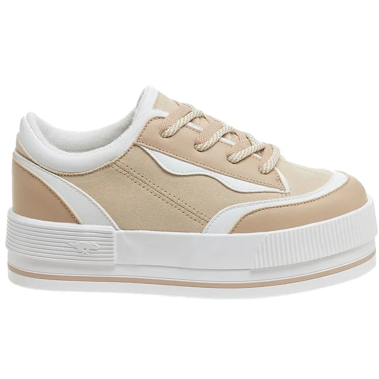 Rocket Dog Womens/Ladies Wink Platform Trainers - Camel - 3