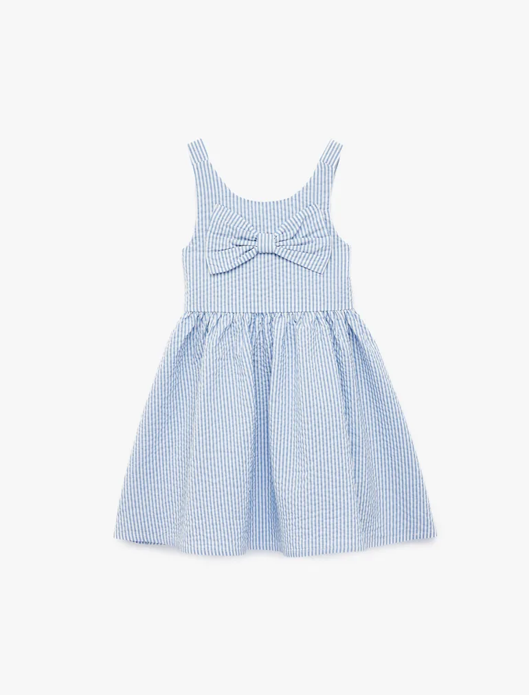 Striped Strappy Dress - 2