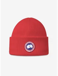 Canada Goose Kids Arctic Toque Beanie Hat in Red - 2