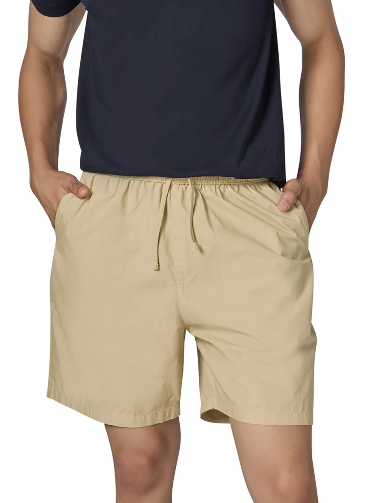 Men Solid Relaxed Fit with Dual Pockets 100% Cotton - 1