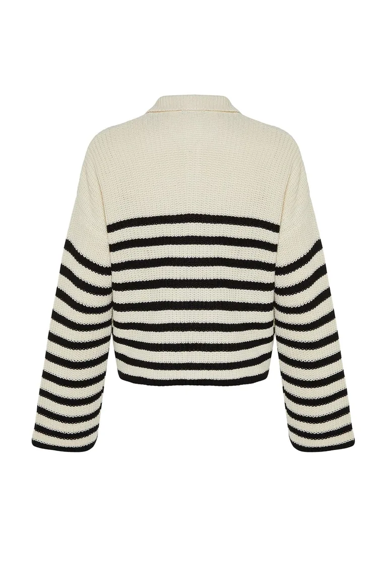 Sweater - Ecru - Regular fit - 5