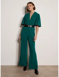 Jersey Crepe Straight-Leg Jumpsuit - 3