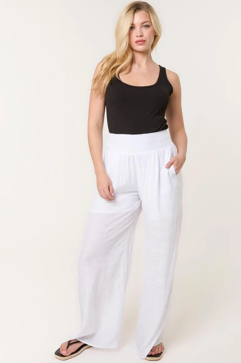Shirred Trousers