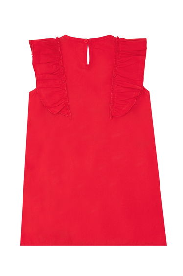 Ruffled Flounce Girls Dress product thumbnail 3