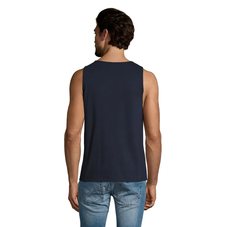 SOLS Mens Justin Sleeveless Tank / Vest Top - French Navy - 2