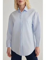 Blue Regular Regular Pattern Woven Shirt - 2