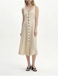 Petite Jillian Stripe Button Down Dress - 1