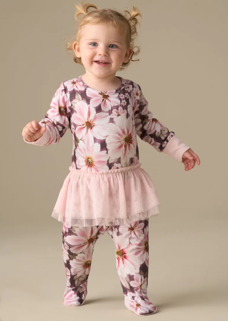 Fleur Tutu Babygrow - 7