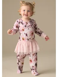 Fleur Tutu Babygrow - 7