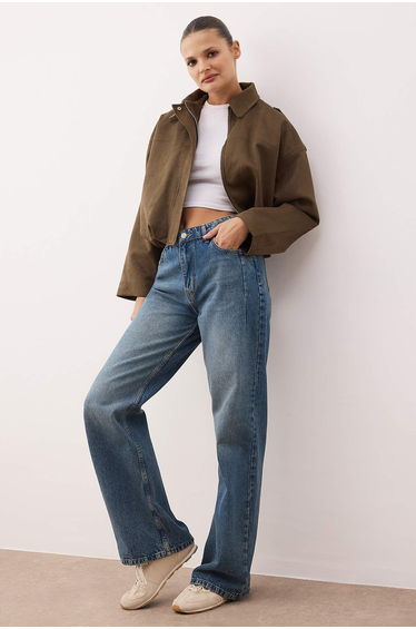 Blue*001 high waist wide leg jeans product thumbnail 2
