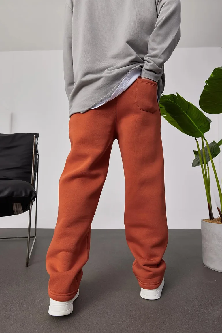 NOMARC Wide-Leg Elastic Waist Sweatpants - 3
