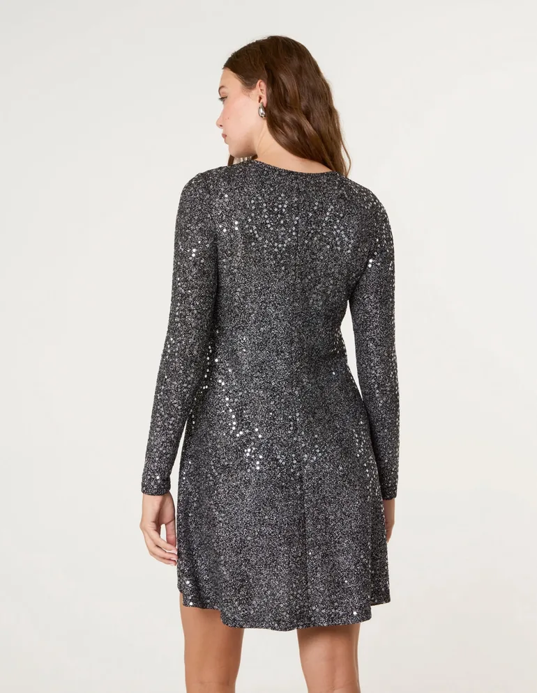 Sequin Swing Dress - 3
