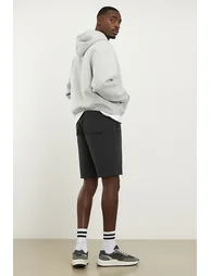 Grey Skinny Fit Stretch Shorts - 2