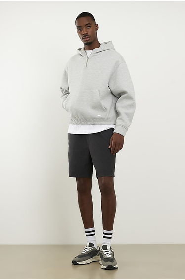 Grey Skinny Fit Stretch Shorts product thumbnail 4