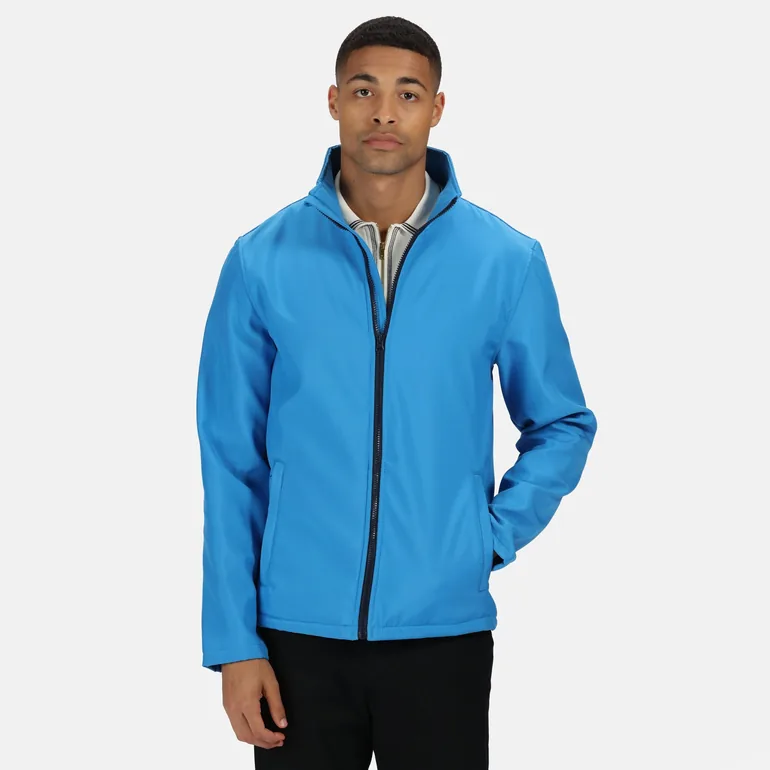 Regatta Standout Mens Ablaze Printable Soft Shell Jacket - French Blue/Navy - 3