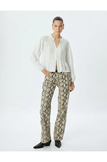Snake Skin Trousers
