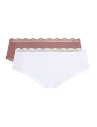 Pack of 2 Daily Cotton Lace Shorts - 1
