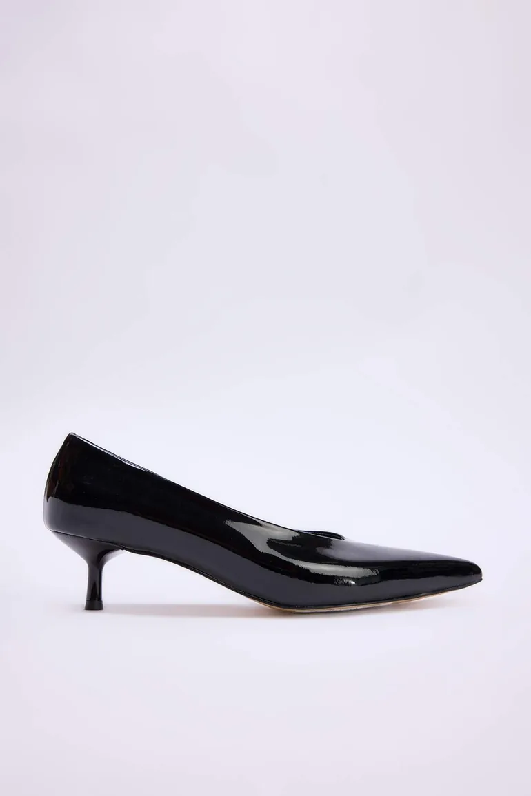 Black Kitten Classic Heeled Shoes - 3