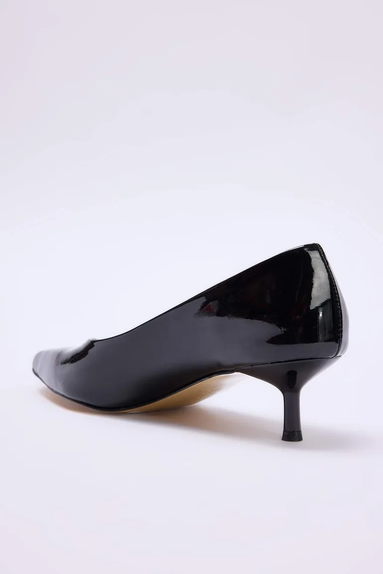 Black Kitten Classic Heeled Shoes - 4