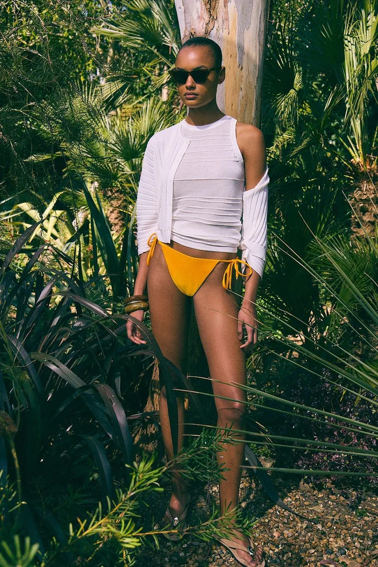 Slinky Ombre Tie Side Bikini Bottoms